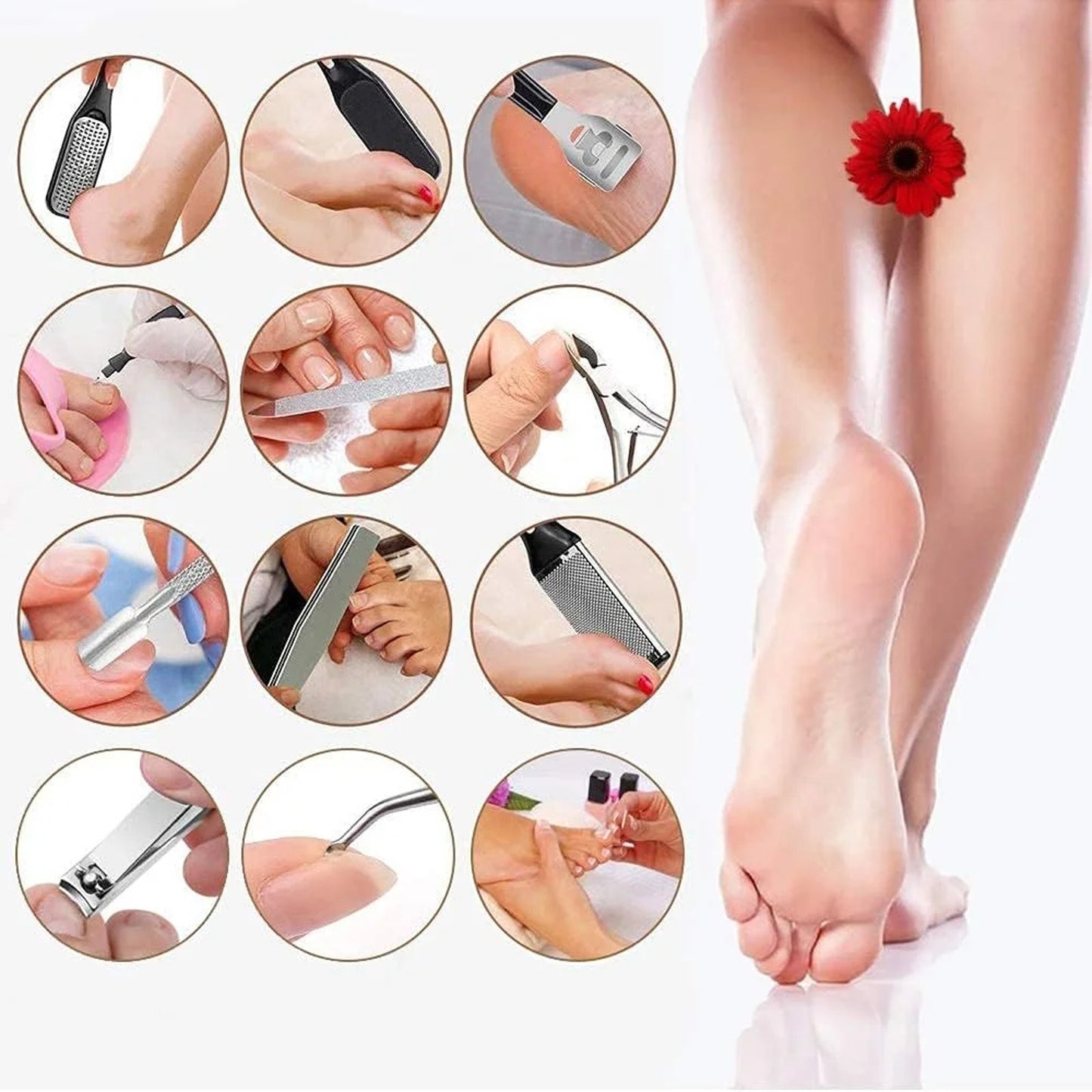 Electric Foot Callus Remover, Rechargeable & Portable Electronic Foot File Pedic