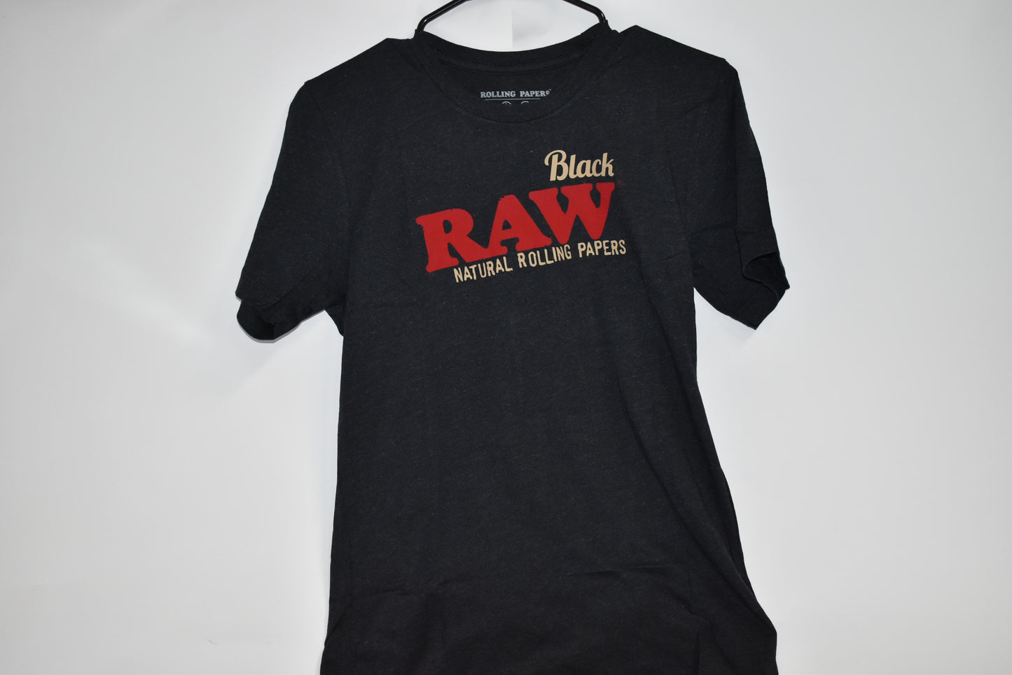 black raw terp natural rolling paper shirt Large
