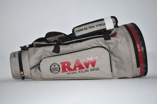 raw x rolling paper cone duffel