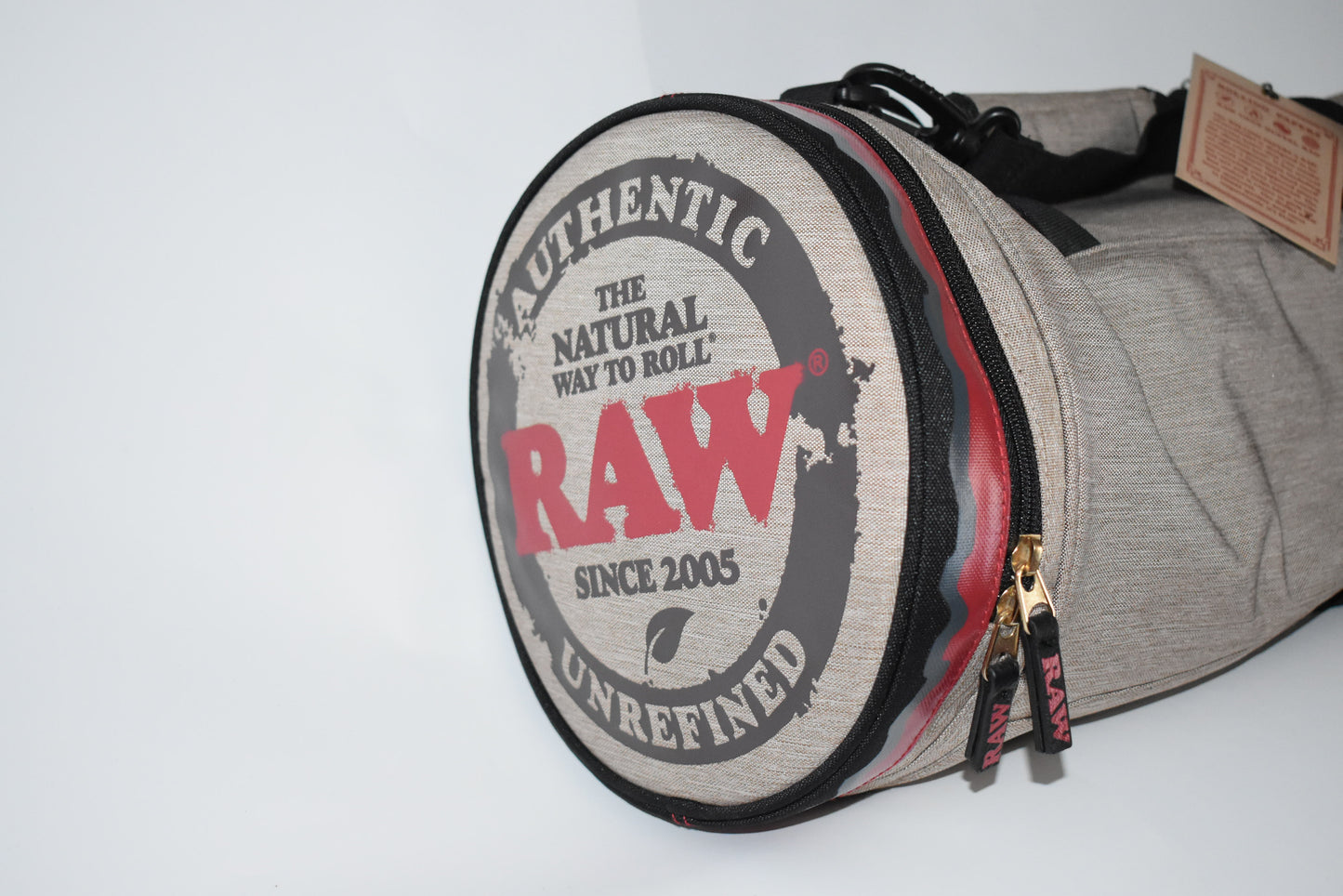 raw x rolling paper cone duffel
