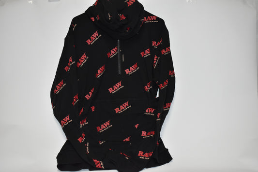 rolling papers x raw rawlers xip hoodies extra large