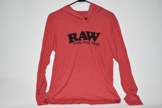 Raw Red Hoodie Small