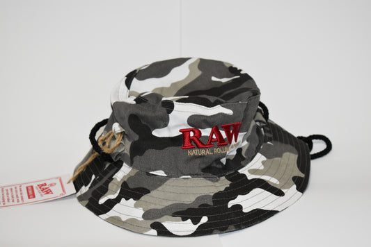 RAW SMOKERMANS HAT CAMO QT