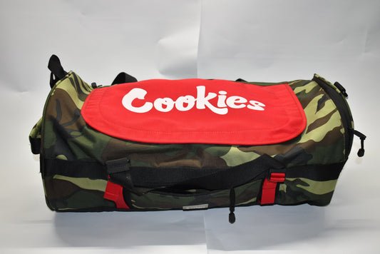 cookies parks utility smell proof nylon duffel bag olive camo