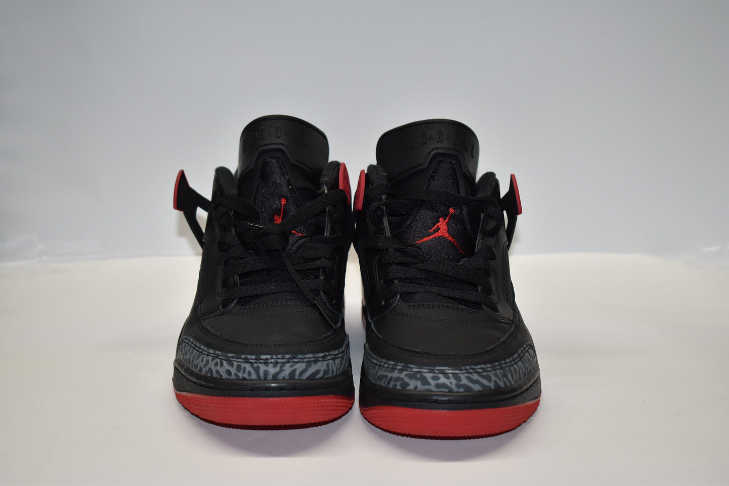 Jordan Mens Jordan Spizike Low - Mens Basketball Shoes Cool Grey/Gym Red/Black Size 8.0