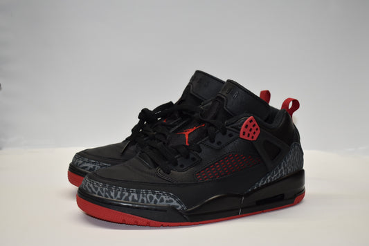 Jordan Mens Jordan Spizike Low - Mens Basketball Shoes Cool Grey/Gym Red/Black Size 8.0