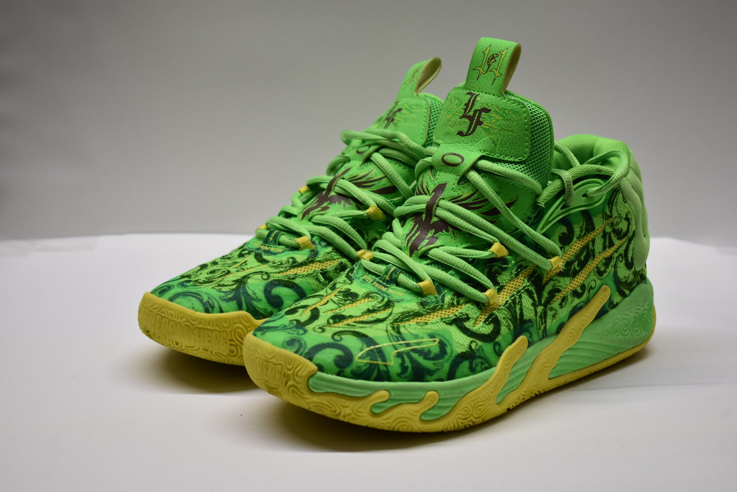 PUMA Boys Lamelo Ball PUMA X Lamelo Ball LaFrance MB.03 - Boys' Grade School Basketball Shoes Green Size 7.0