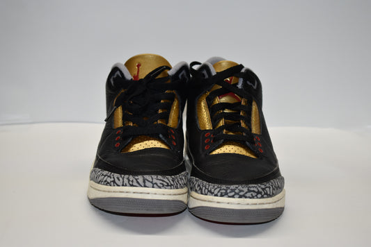 (W) Jordan 3 'Black Gold' US 8.5W