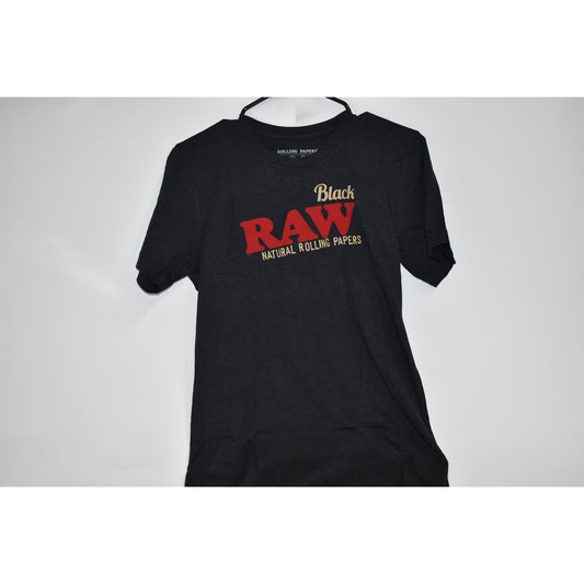 black raw terp natural rolling paper shirt XL