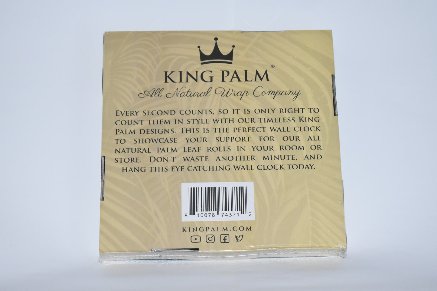 king palm clock